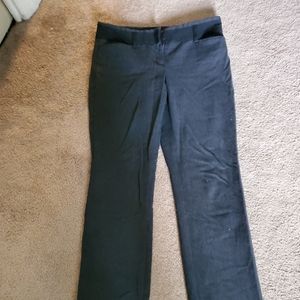 Express editor pants - charcoal with black detail